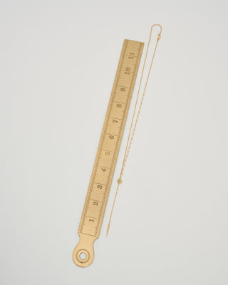 mixed link lariat necklace