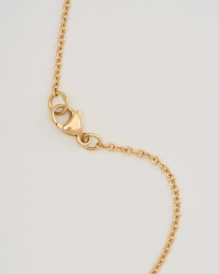 mixed link lariat necklace