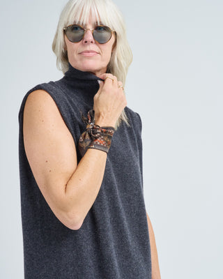 mockneck sleeveless dress