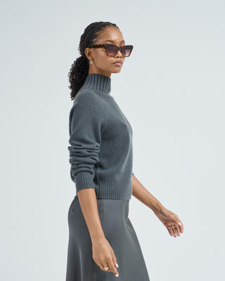 mockneck sweater