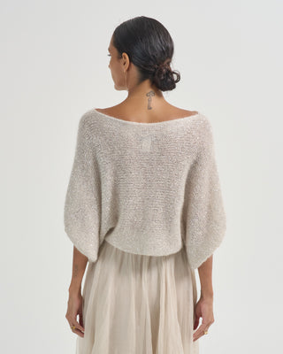 mohair silk sparkle top