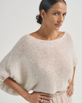 mohair silk sparkle top