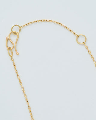 morganite navette chain necklace