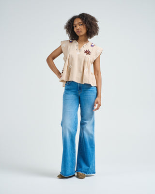 nadine cedar coin top