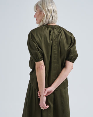 nador cotton sateen top