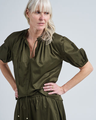 nador cotton sateen top