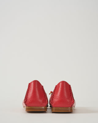 nappa lace up driving moccasin