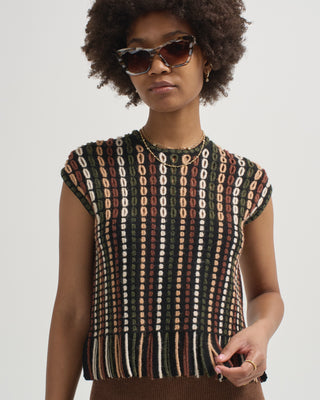 natia short sleeve knit top