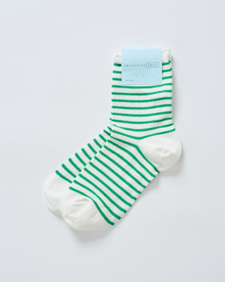 nautical stripe crew sock