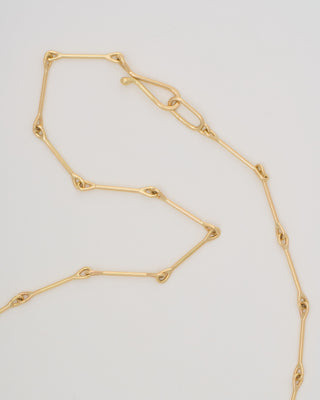 needle eye necklace with diamonds