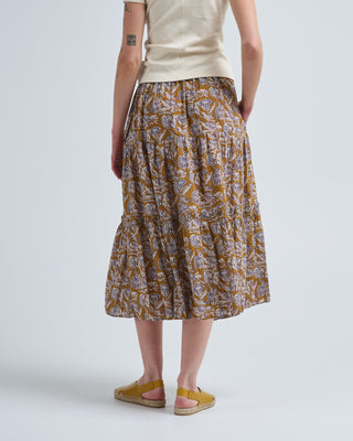 nessa cotton midi skirt