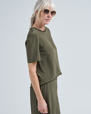 new rubin crepe de soie top