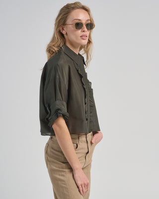 next ex shirt with ruffle