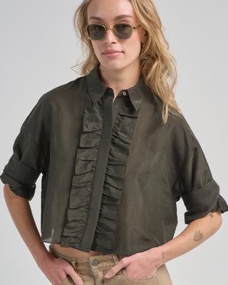 next ex shirt with ruffle