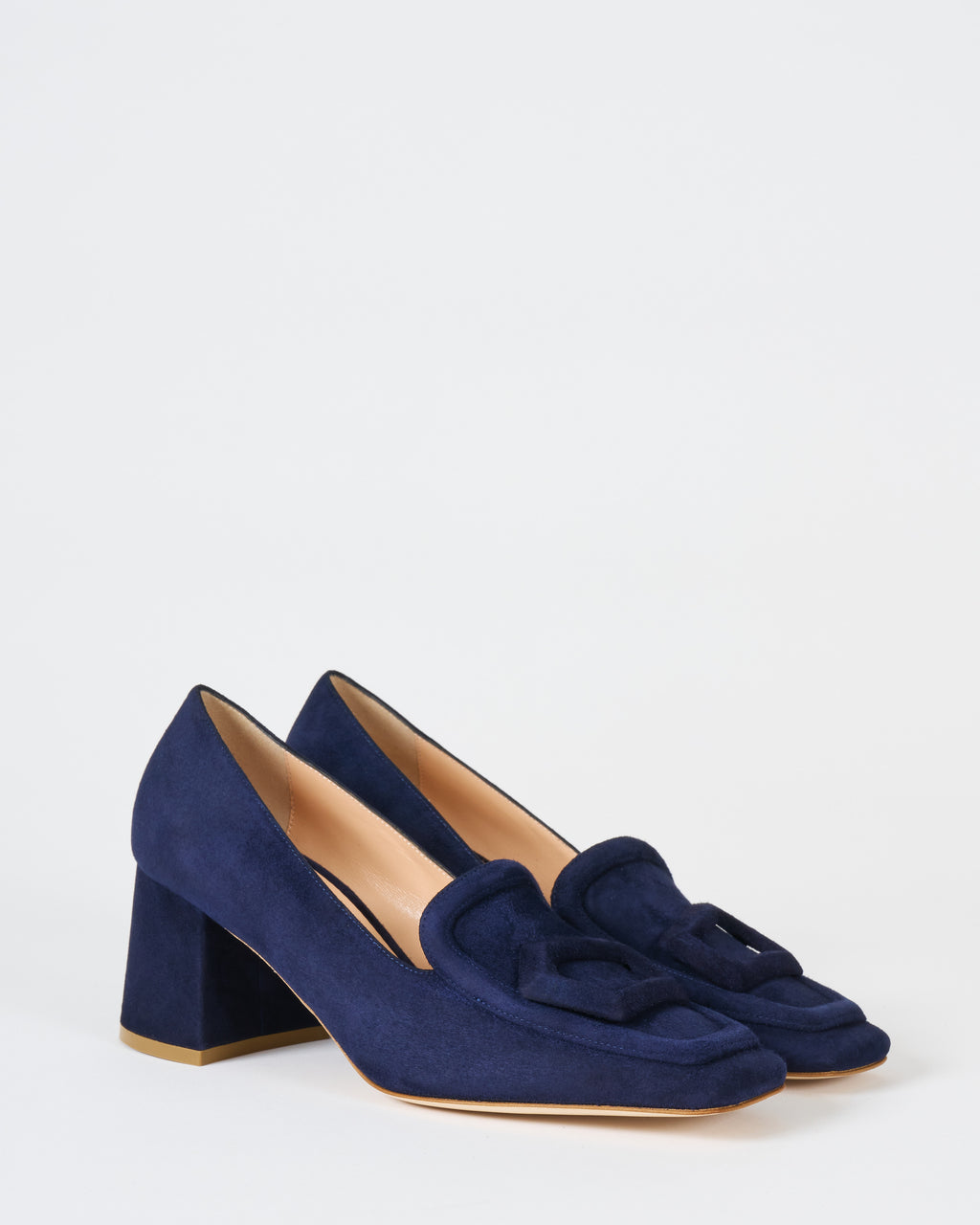 Rupert Sanderson Nola 60Mm Block Heel Notte Suede – scarpa