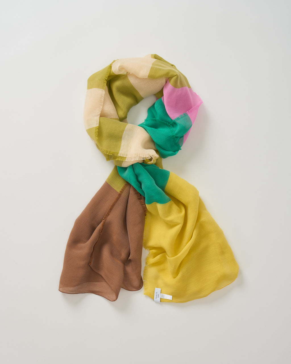 Traits Nori Rectangular Scarf Multi Stripe – scarpa