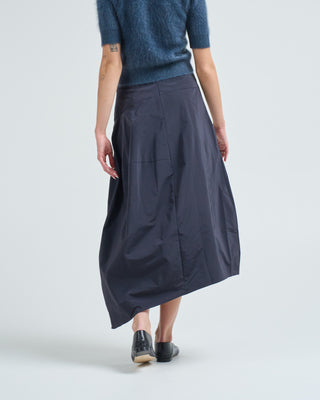 nylon asymmetrical balloon skirt
