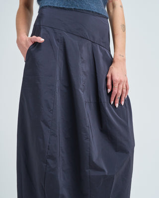 nylon asymmetrical balloon skirt
