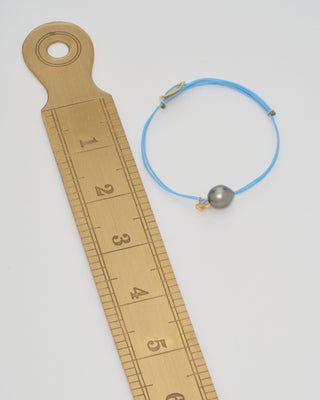 nylon cord bracelet with gold plate