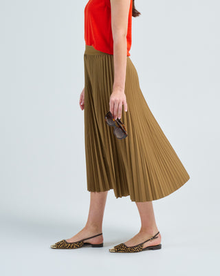 nylon pleating sunray pullon skirt