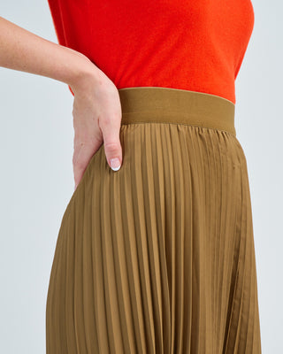 nylon pleating sunray pullon skirt