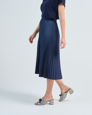 nylon pleating sunray pullon skirt