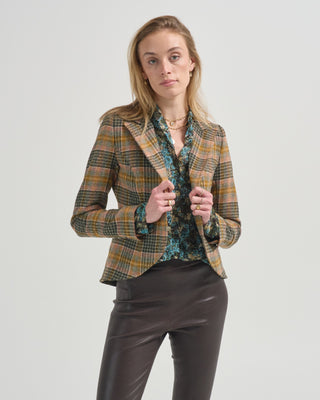 one button blazer