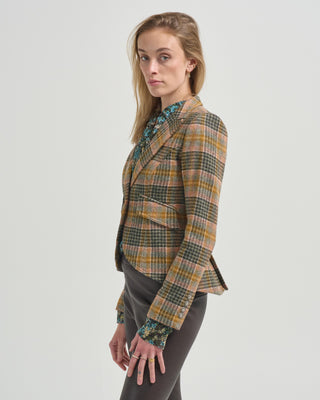 one button blazer