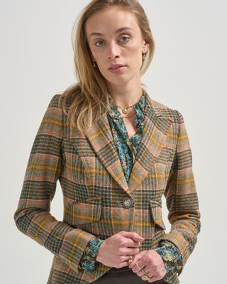 one button blazer