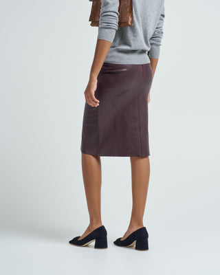 ooma leather skirt