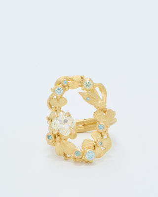 open oval diamond ring