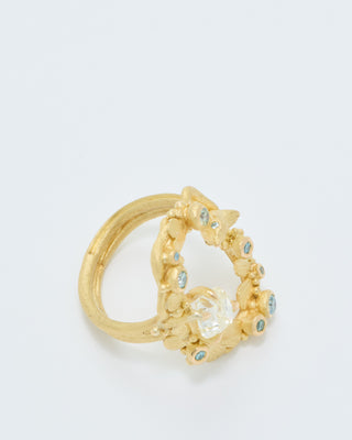 open oval diamond ring