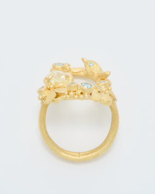 open oval diamond ring