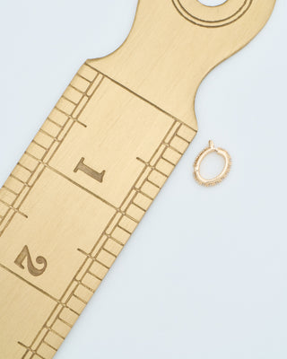 oval diamond openable bale