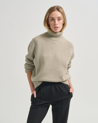 oversized lambswool turtleneck