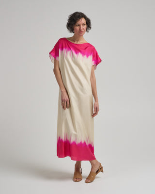 oxford printed silk dress