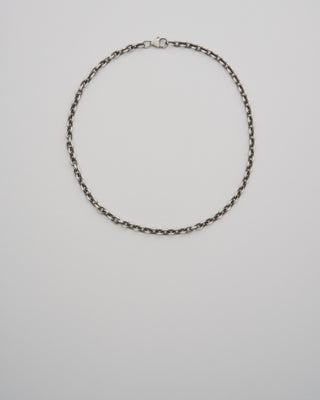 oxidized sterling silver 4.7mm chain