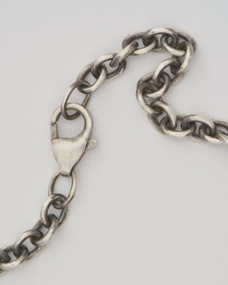 oxidized sterling silver 4.7mm chain