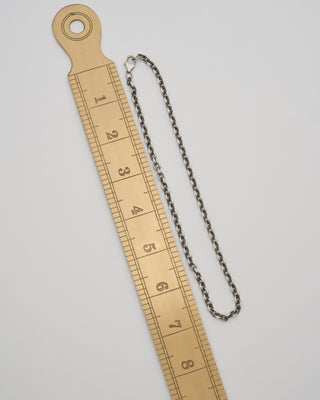 oxidized sterling silver 4.7mm chain