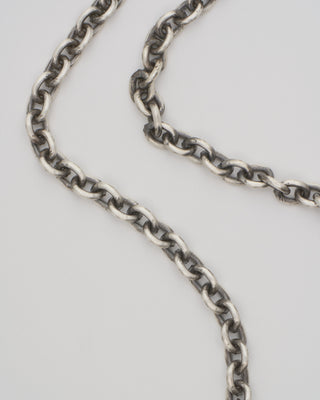 oxidized sterling silver 5.5mm chain
