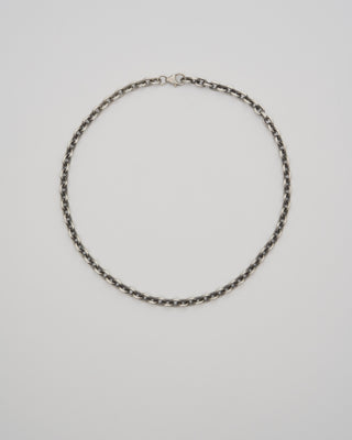 oxidized sterling silver 5.5mm chain