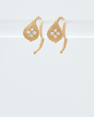 paisley hook earrings