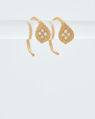 paisley hook earrings