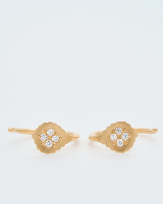 paisley hook earrings