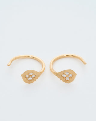 paisley hook earrings