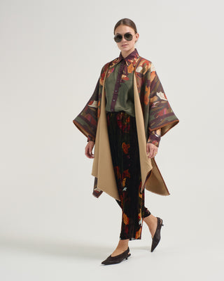 pancake poncho cape
