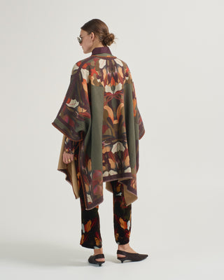 pancake poncho cape