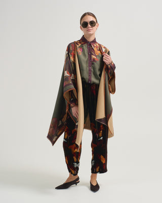 pancake poncho cape