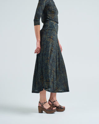 paola jersey high waist midi skirt