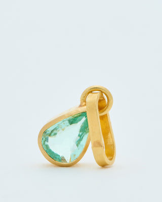 paraiba pear pendant